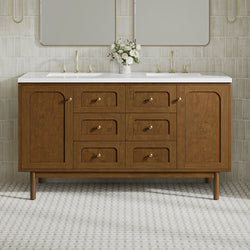 James Martin Laurent 60" Double Vanity with 3 CM Countertop