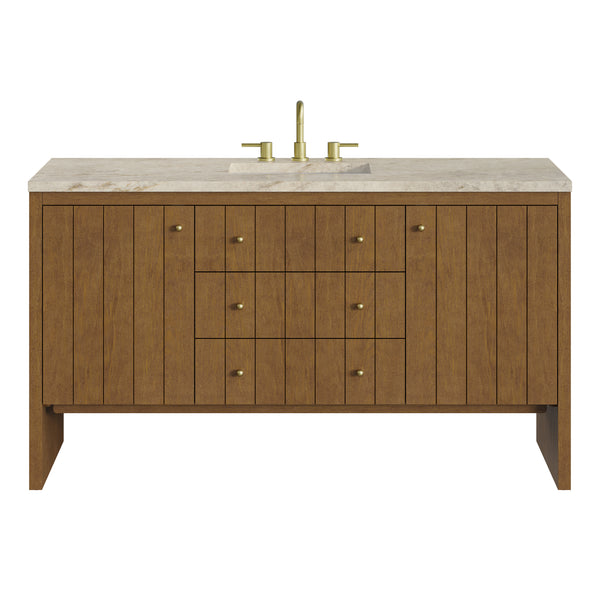James Martin Hudson 60" Single Vanity with 3 CM Countertop