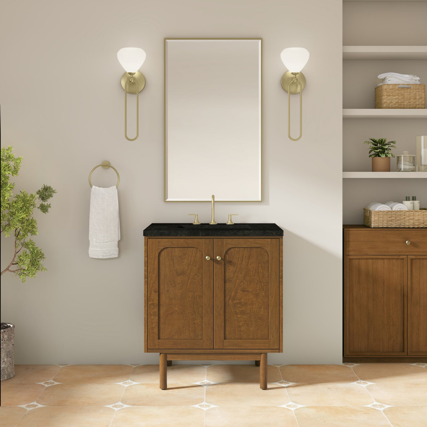 James Martin Laurent 30" Single Vanity with 3 CM Countertop