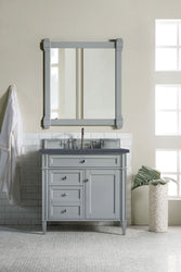 James Martin Brittany 36" Single Vanity with 3 Countertop
