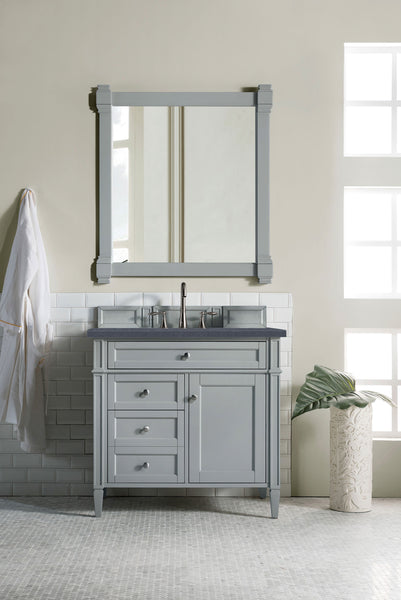 James Martin Brittany 36" Single Vanity with 3 Countertop