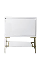 James Martin Mantova 31.5" Single Vanity Cabinet with Stand - Luxe Bathroom Vanities