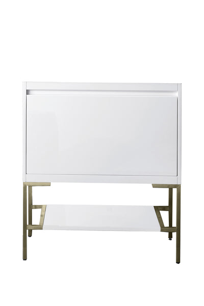 James Martin Mantova 31.5" Single Vanity Cabinet with Stand - Luxe Bathroom Vanities