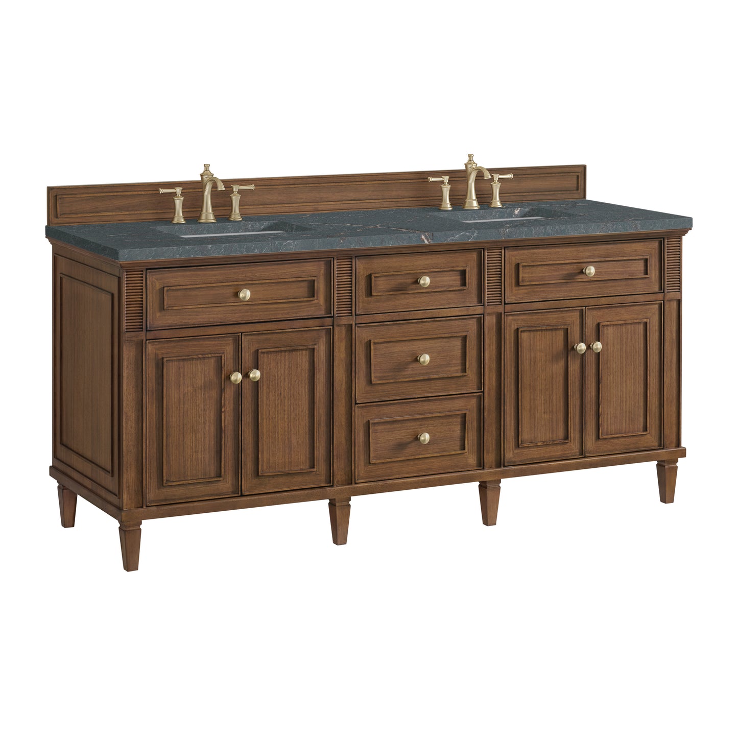 James Martin Lorelai 72" Double Vanity with 3 CM Countertop & FreePower Wireless Charger