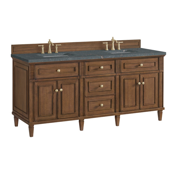 James Martin Lorelai 72" Double Vanity with 3 CM Countertop & FreePower Wireless Charger
