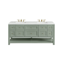 James Martin Breckenridge 72" Double Vanity w/ 3 CM Countertop