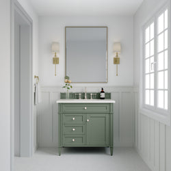 James Martin Brittany 36" Single Vanity with 3 Countertop