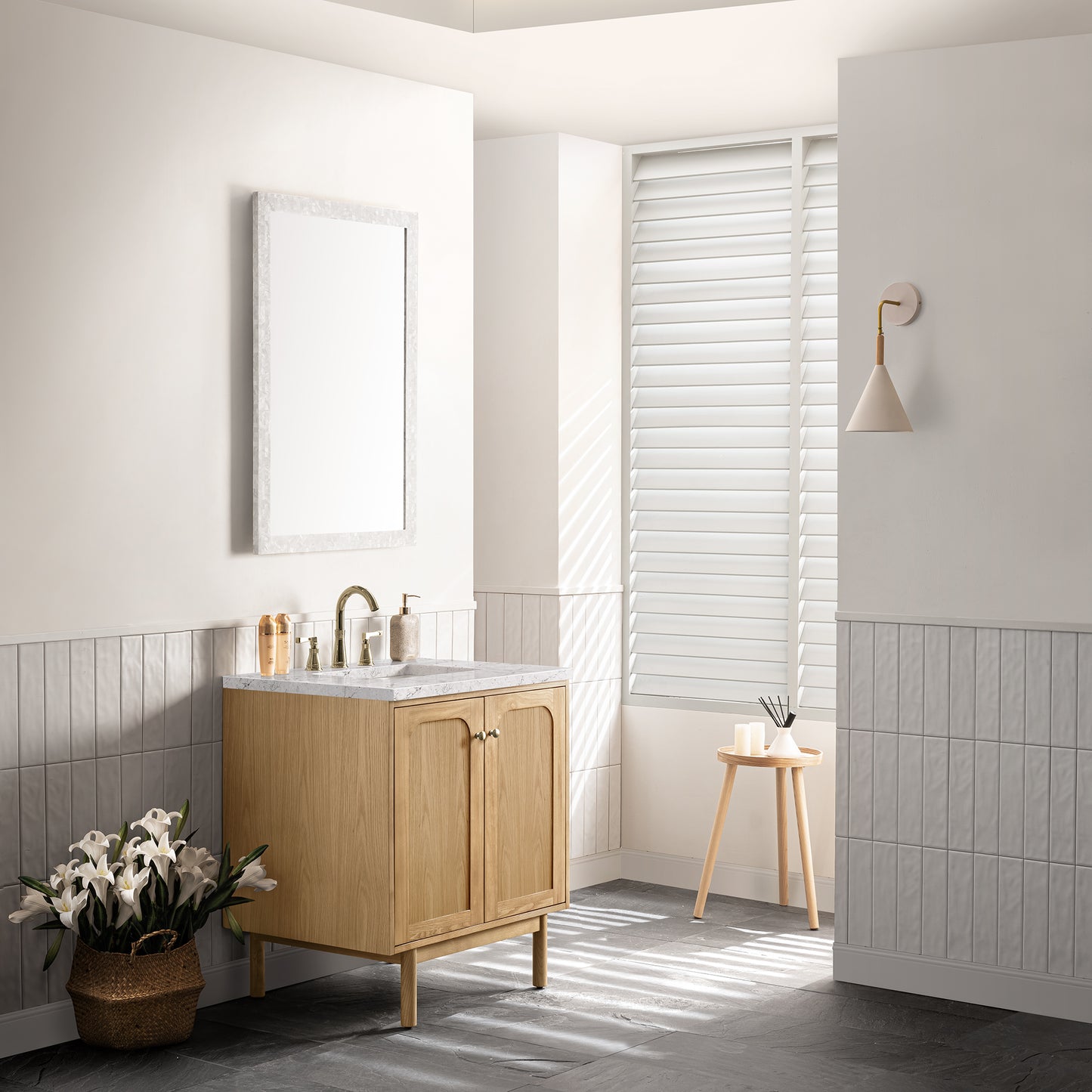 James Martin Laurent 30" Single Vanity with 3 CM Countertop