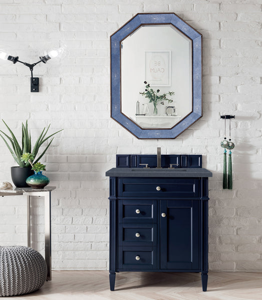 James Martin Brittany 30" Single Vanity with 3 CM Countertop