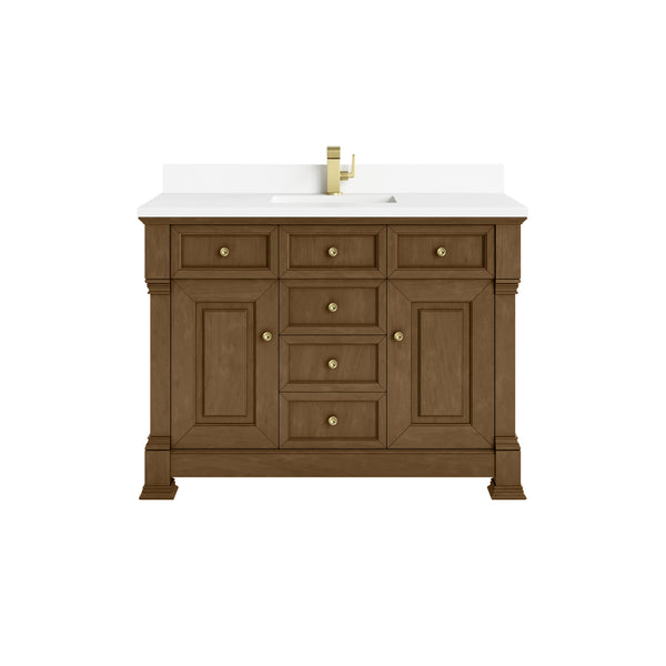 James Martin Brookfield 48" Single Vanity with 3 CM Countertop - Luxe Bathroom Vanities