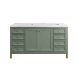 James Martin Chicago 60" Double Vanity with 3 CM Countertop