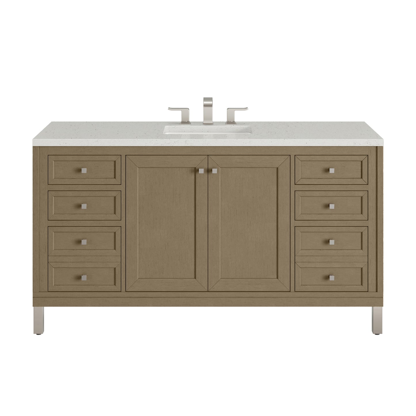 James Martin Chicago 60" Single Vanity with 3 CM Countertop