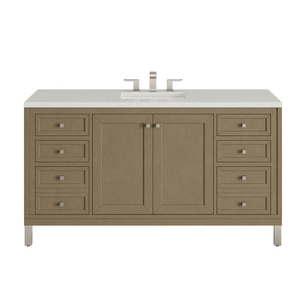 James Martin Chicago 60" Single Vanity with 3 CM Countertop