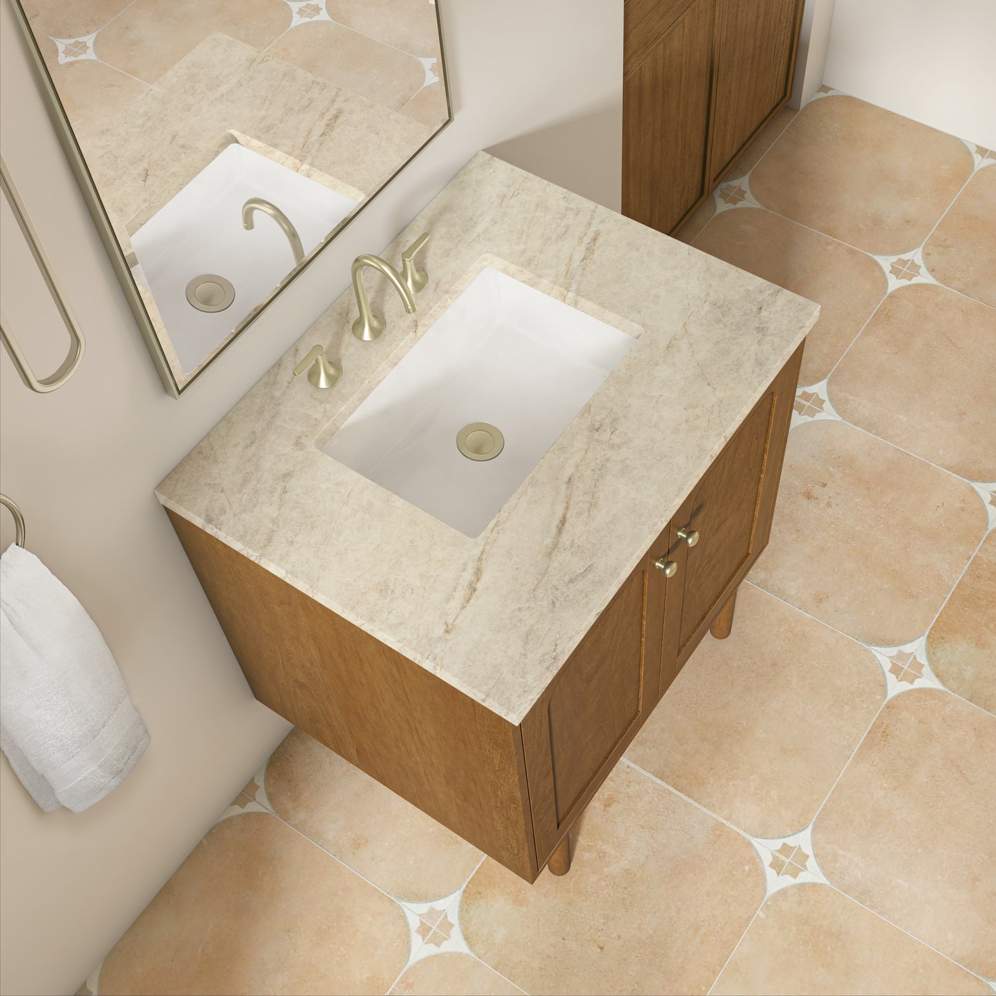 James Martin Laurent 30" Single Vanity with 3 CM Countertop