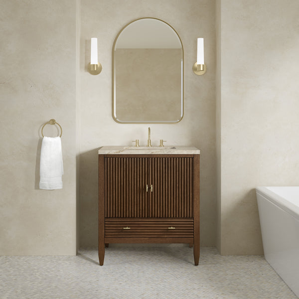 James Martin Myrrin 30" Single Vanity with 3 CM Countertop