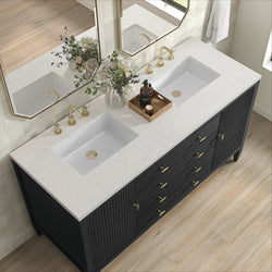 James Martin Myrrin 60" Double Vanity with 3 CM Countertop