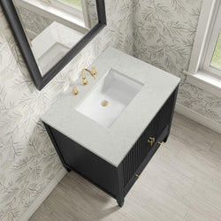 James Martin Myrrin 30" Single Vanity with 3 CM Countertop