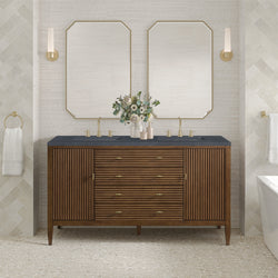 James Martin Myrrin 60" Double Vanity with 3 CM Countertop