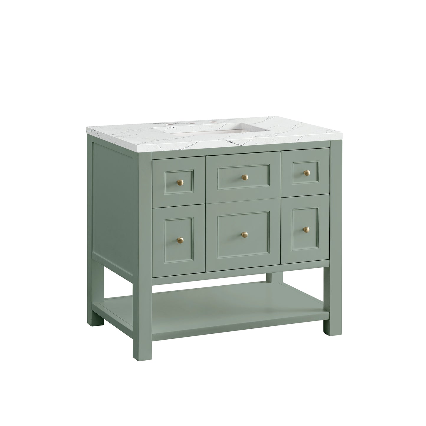 James Martin Breckenridge 36" Single Vanity w/ 3CM Countertop
