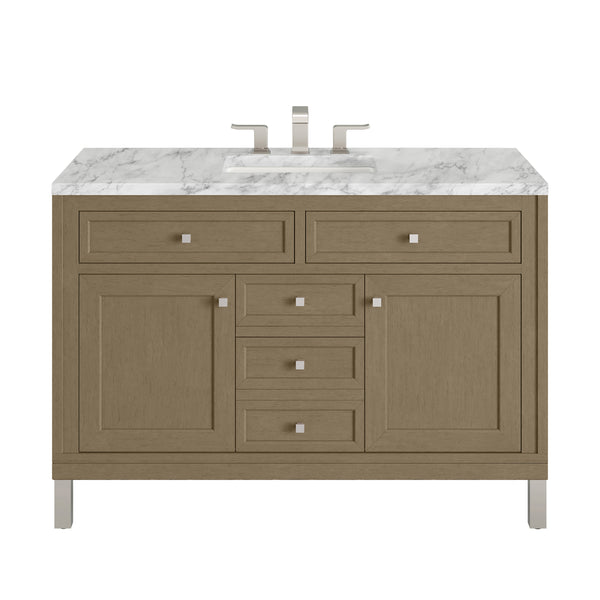 James Martin Chicago 48" Single Vanity with 3 CM Countertop