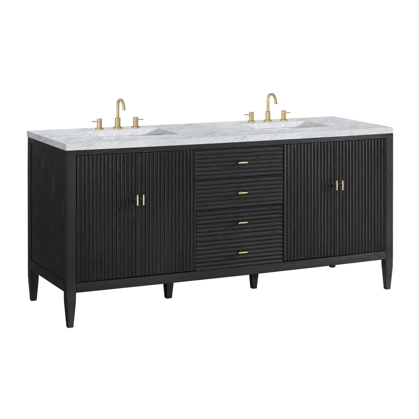 James Martin Myrrin 72" Double Vanity with 3 CM Countertop
