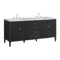 James Martin Myrrin 72" Double Vanity with 3 CM Countertop