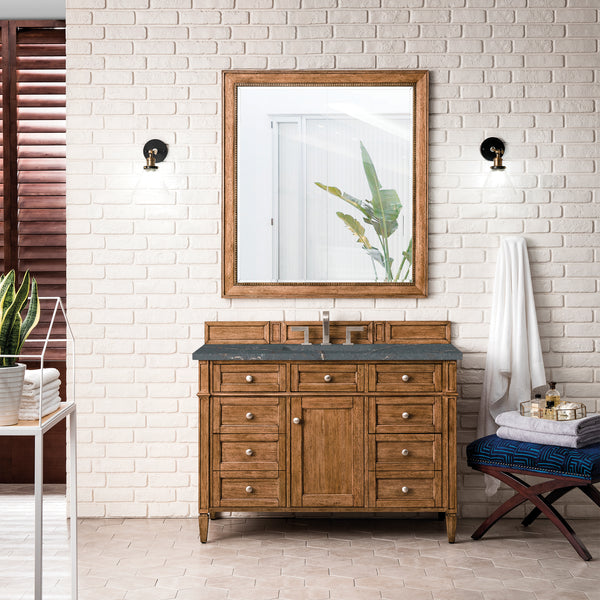 James Martin Brittany 48" Single Vanity with 3 CM Countertop & FreePower Wireless Charger