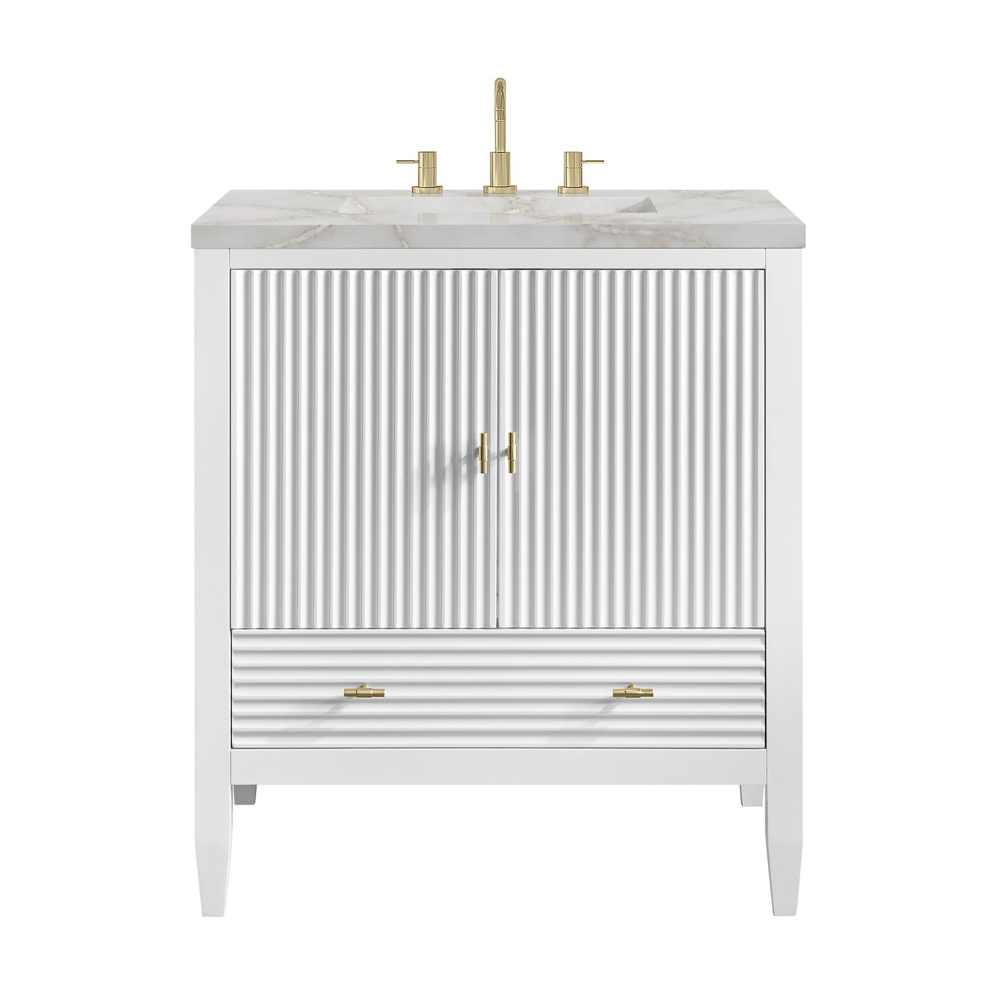 James Martin Myrrin 30" Single Vanity with 3 CM Countertop