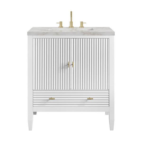 James Martin Myrrin 30" Single Vanity with 3 CM Countertop