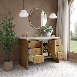 James Martin Hudson 48" Single Vanity with 3 CM Countertop