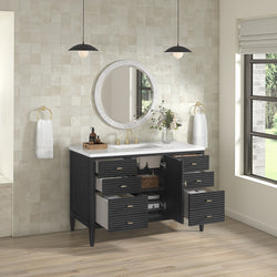 James Martin 48" Myrrin Vanity, W/ 3CM Top