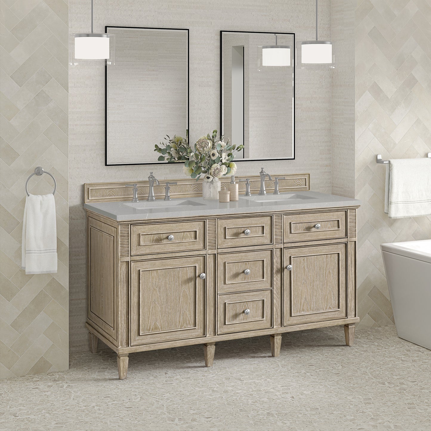 James Martin 60" Lorelai Double Vanity