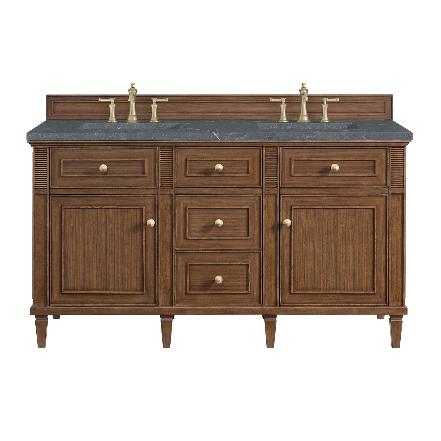 James Martin Lorelai 60" Double Vanity with 3 CM Countertop & FreePower Wireless Charger