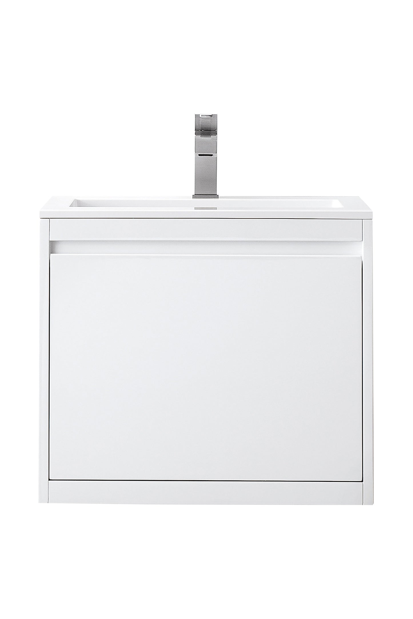 James Martin Mantova 23.6" Single Vanity with Composite Stone Top - Luxe Bathroom Vanities