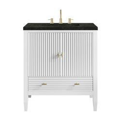 James Martin Myrrin 30" Single Vanity with 3 CM Countertop