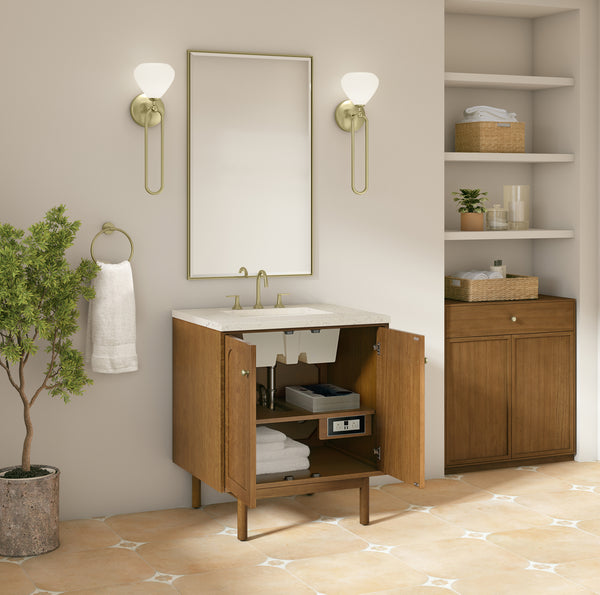 James Martin Laurent 30" Single Vanity with 3 CM Countertop