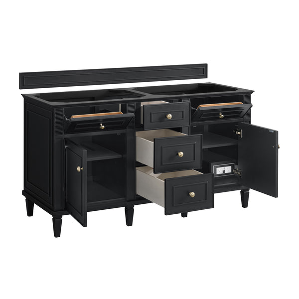 James Martin Lorelai 60" Double Vanity with 3 CM Countertop & FreePower Wireless Charger