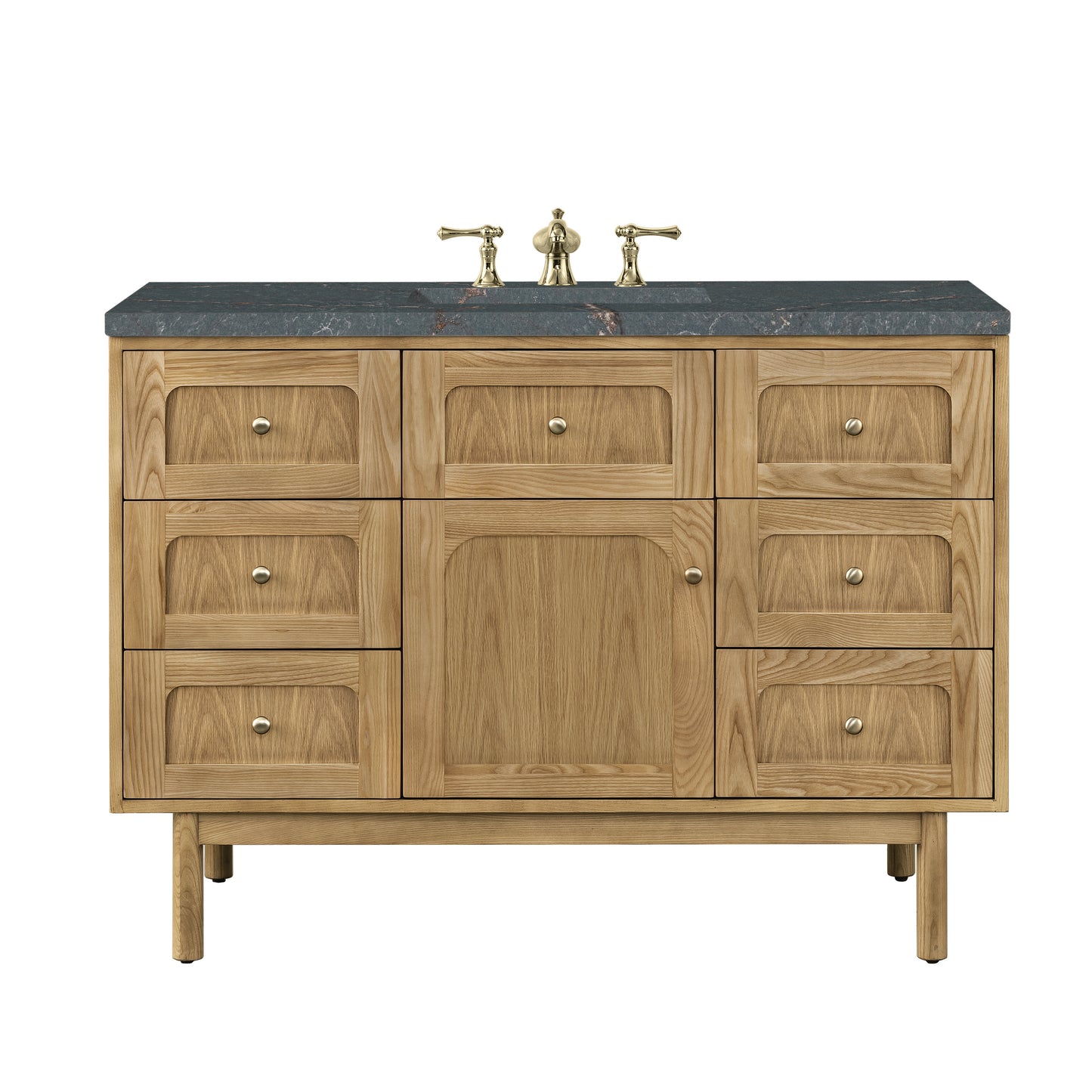 James Martin Laurent 48" Single Vanity with 3 CM Countertop & FreePower Wireless Charger