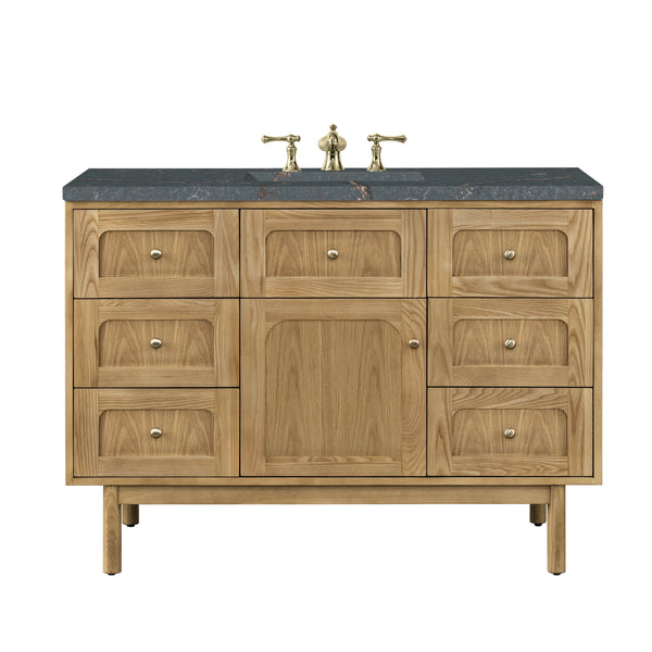 James Martin Laurent 48" Single Vanity with 3 CM Countertop & FreePower Wireless Charger