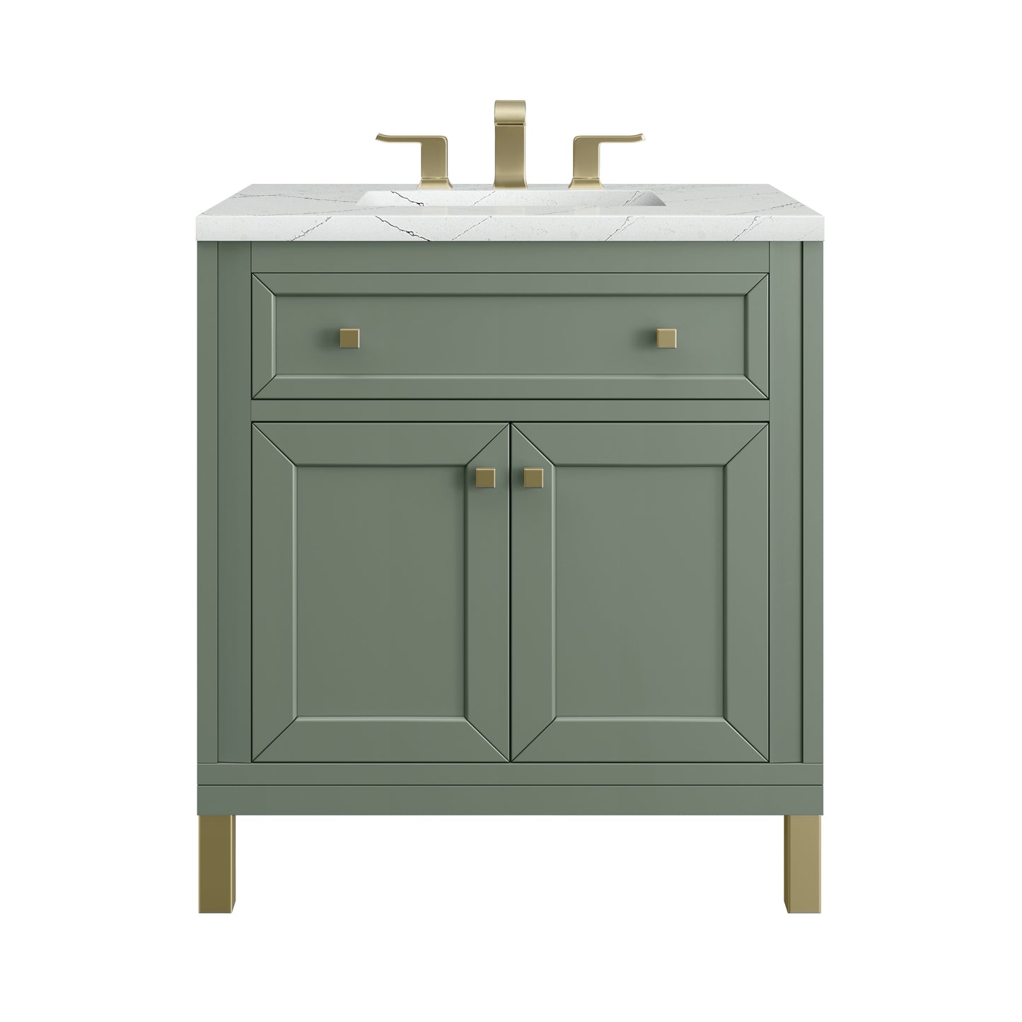 James Martin Chicago 30" Single Vanity with 3 CM Countertop