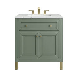James Martin Chicago 30" Single Vanity with 3 CM Countertop