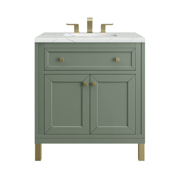 James Martin Chicago 30" Single Vanity with 3 CM Countertop