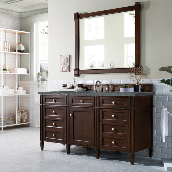 James Martin Brittany 60" Single Vanity with 3 CM Countertop