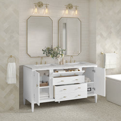James Martin Myrrin 60" Double Vanity with 3 CM Countertop