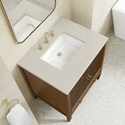 James Martin Myrrin 30" Single Vanity with 3 CM Countertop