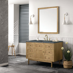 James Martin Laurent 48" Single Vanity with 3 CM Countertop & FreePower Wireless Charger