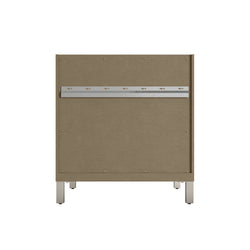 James Martin Chicago 30" Single Vanity with Single Hole 3CM White Zeus Silestone Top & Backsplash