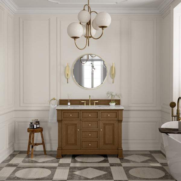 James Martin Brookfield 48" Single Vanity with 3 CM Countertop & FreePower Wireless Charger