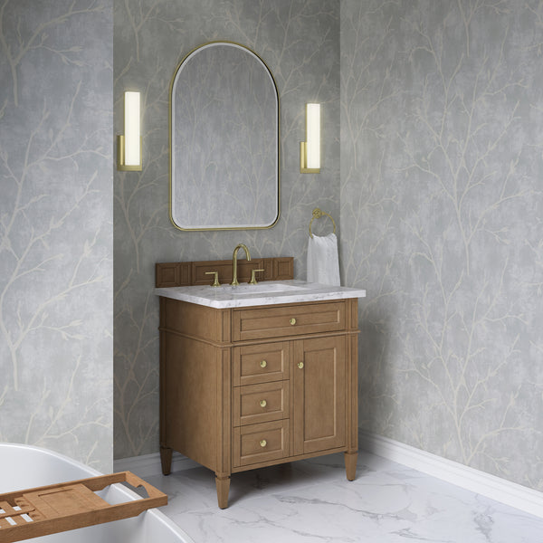 James Martin Brittany 30" Single Vanity with 3 CM Countertop