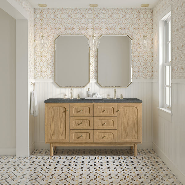 James Martin Laurent 60" Double Vanity with 3 CM Countertop